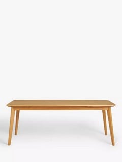 JOHN LEWIS CARA OAK EXTENDABLE TABLE 6-10 PEOPLE RRP £1,249