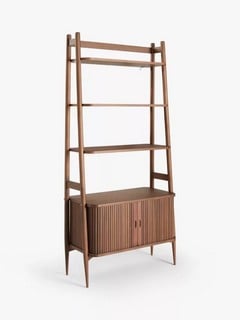 JOHN LEWIS GREYSON BOOKCASE DARK BROWN RRP £679 (003328203)