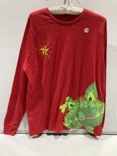 QTY OF ASSORTED CLOTHING TO INCLUDE JOHN LEWIS MENS CHARACTER PJS (TOP ONLY) RED TOTAL RRP £275