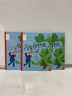 1 X BOX OF CHILDREN'S BOOK SNAPPER THE PERFECT CHRISTMAS TREE TOTAL RRP £150