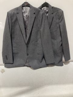 3 X JOHN LEWIS WOOL BLAZER GREY SIZE 16 TOTAL RRP £450