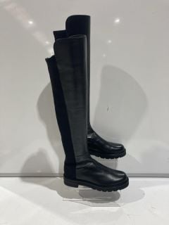 STUART WEITZMAN 5050 LIFT LEATHER OVERKNEE BOOTS SIZE 3 RRP £750