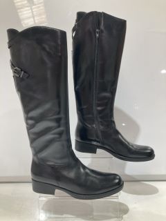 2 X GABOR ANIMATE LONG BOOTS BLACK SIZES 5.5 & 4 TOTAL RRP £380