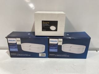 3 X PHILIPS UV-C DISINFECTION MINI BOX AND 2 HALO KITCHEN LIGHT TOTAL RRP £121