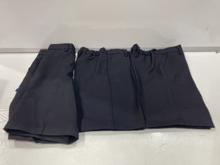 QTY OF JOHN LEWIS BOYS SHORTS LONGER LENGTH 5YR NAVY AND PLEATED SKIRT 6YR NAVY TOTAL RRP £63.5