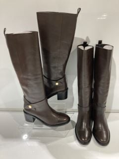 2 X JOHN LEWIS SAGE BOOT UK SIZE 4 TOTAL RRP £107.4