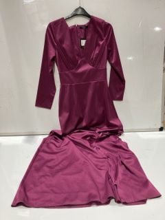 BOX ASSORTED ITEMS TO INCLUDE  JOHN LEWIS SATIN DRESS PINK SIZE 14 TOTAL RRP £150