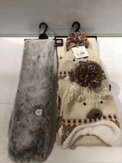 BOX OF ASSORTED JOHN LEWIS FUR STOLE SIZE 5-9 YEARS TOTAL RRP £60