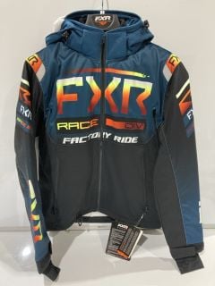 FXR M RRX JACKETFACTORY RIDE RACE DIV WATERPROOF DARK STEEL/INFERNO SIZE S TOTAL RRP £195.00