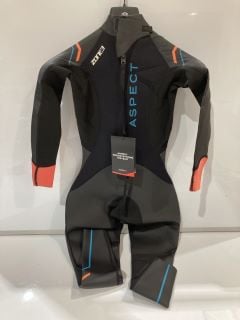 ZONE3 ASPECT' BREASTSTROKE' WETSUIT BLACK/PINK SIZE SM TOTAL RRP £100