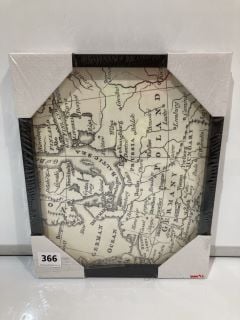 MAP OF EUROPE  V WALL ART RRP £115