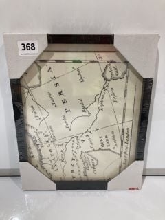 MAP OF EUROPE  IX WALL ART RRP £115