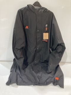 ZONE3 HEAT-TECH CHANGING ROBE (BLACK/ORANGE) SIZE L TOTAL RRP £134.00