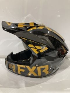 FXR CLUTCH EVO LE HELMET BLACK/SILVER SIZE M TOTAL RRP £96.99