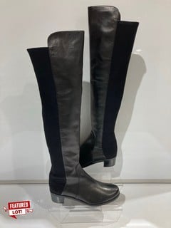 STUART WEITZMAN RESERVE BOOT BLACK SIZE 6.5 TOTAL RRP £225.00