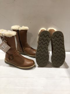 2 X JOHN LEWIS LEIA 2 BOOTS TAN SIZE EU 37 + SIZE EU 36 TOTAL RRP £110