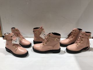 3 X JOHN LEWIS HIKER PINK BOOT UK SIZE 39 AND 37 TOTAL RRP £66