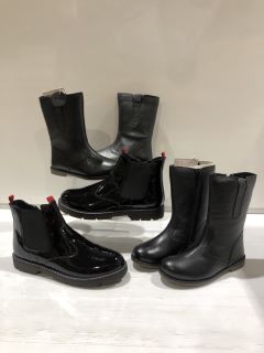 3 X JOHN LEWIS CHUNKY CHELSEA BOOT SIZE 39 TO INCLUDE ISOBEL BOOT SIZE 31 AND 32 TOTAL RRP £82