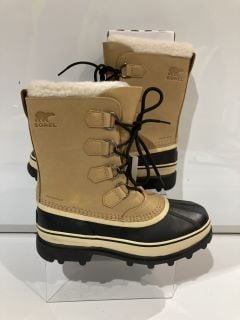 SOREL CARIBOU WP BOOTS BROWN SIZE 8 TOTAL RRP £150