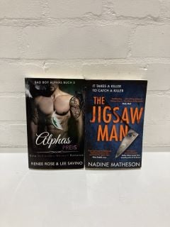 QTY OF BOOKS INCLUDING THE JIGSAW MAN BY NADINE MATHESON