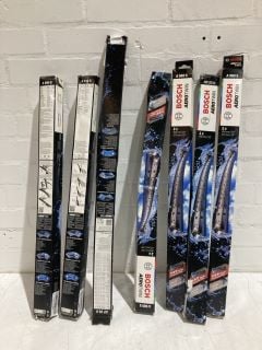 QTY OF ITEMS INCLUDING BOSCH AEROTWIN WINDOW WIPERS