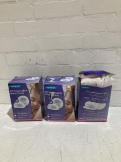 QTY OF ITEMS INCLUDING 60 DISPOSABLE BREAST PADS