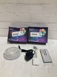 QTY OF ITEMS INCLUDING RGB LED STRIP LIGHTS