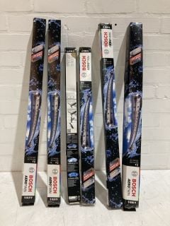 QTY OF ITEMS INCLUDING BOSCH AEROTWIN WINDOW WIPERS