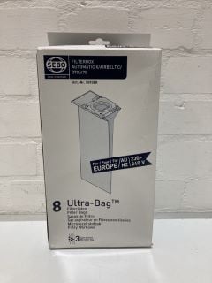 QTY OF ITEMS INCLUDING ULTRA BAG AUTOMATIC FILTER BOX