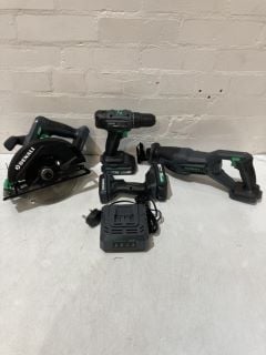 DENALI 20V 4 IN 1 COMBO (DRILL, RECIPROCATING AND CIRCULAR SAW AND FLOOD LIGHT) TOTAL RRP £175 (ID MAY BE REQUIRED)