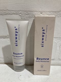 QTY OF ITEMS INCLUDING SIXWAYS BOUNCE DAILY MOISTURISER