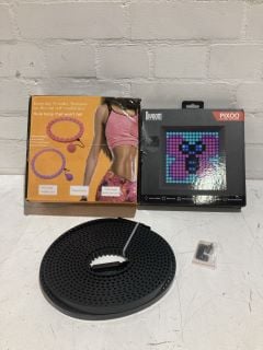 QTY OF ITEMS INCLUDING HULA HOOP THAT WON'T FALL WORK OUT