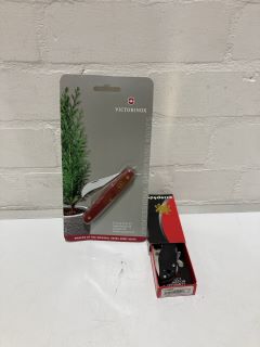 QTY OF ITEMS INCLUDING SWISS MADE KNIFE (18+ ID MAY BE REQUIRED)