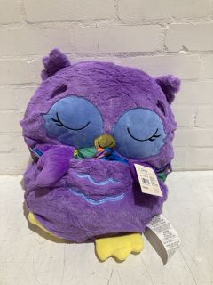 QTY OF ITEMS INCLUDING HAPPY NAPPERS PURPLE OWL MEDIUM