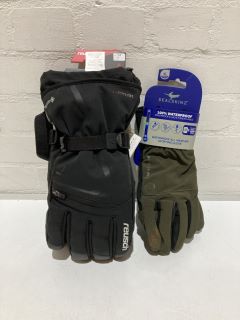 QTY OF ITEMS INCLUDING ZERO FRICTION CABNETTA ELITE MENS LEFT GLOVE