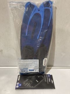 QTY OF ITEMS INCLUDING CRESSI SWIMMING FLIPPERS