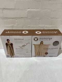 QTY OF ITEMS INCLUDING MOMOGNA WEARABLE BLANKET