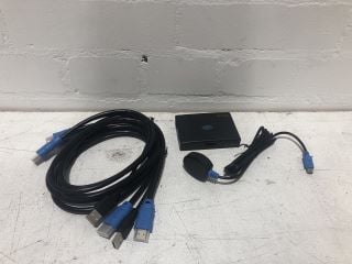 QTY OF ITEMS INCLUDING USB MULTI COMPUTER SWITCH