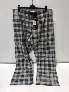 THE WHITE COMPANY MENS FLANNEL NOVELTY PULL ON - EXTRA L ARGE - GREEN - TOTAL RRP £126