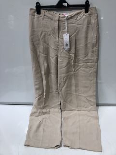 THE WHITE COMPANY PALAZZO TROUSERS SIZE 18 IN FLAX COLOUR  - RRP £119