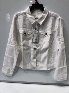 THE WHITE COMPANY LINEN JACKET SIZE 18 WHITE COLOUR - RRP £119