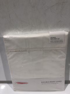 2 X THE WHITE COMPANY BEDDING ITEMS TO INCLUDE DRC DUVET COVER SET WHITE DOUBLE TOTAL RRP £110