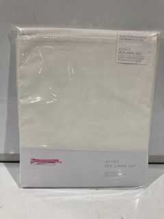 A QTY OF THE WHITE COMPANY ITEMS TO INCLUDE AVIGNON PINK SINGLE SET - SINGLE - WHITE/PINK - TOTAL RRP £130