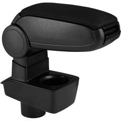 TECTAKE BLACK PADDED CAR ARMREST 402729