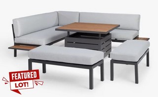 JOHN LEWIS ADJUSTABLE PLATFORM DINING SET WITH SOFA & OTTOMAN 820069046 RRP £1599