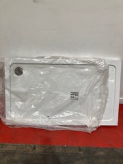 WHITE SHOWER TRAY