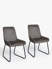 2 JOHN LEWIS BROOKS SIDE CHAIR WHISKY 1 PAIR 83613004 RRP £269