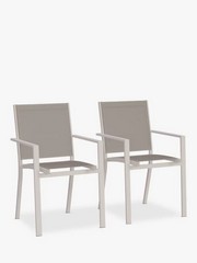 2 JOHN LEWIS MIAMI DINING CHAIR GREY