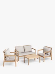 JOHN LEWIS ANYDAY WOOD LOUNGE SET 82034209 RRP £149