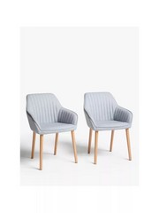 JOHN LEWIS TORONTO ARMCHAIR LIGHT GREY - 1 PAIR 83618701 RRP £329